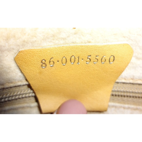 Vintage Gucci Monogram Bucket Bag Mustard Yellow Leather Drawstring Strap - Picture 12 of 12